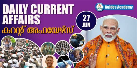 Current Affairs | 27 Jun 2025 | Guides Academy - Guides Academy