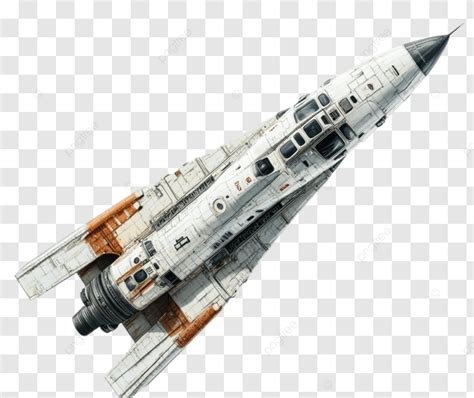 Old School Rocket With Rust Details, Rocket, Vintage Design, Sci Fi PNG ...