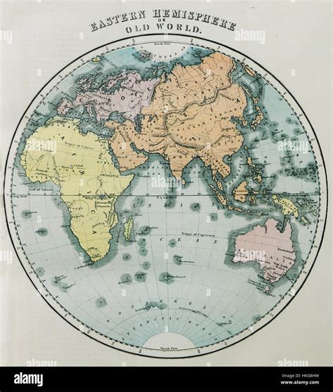 Modern Eastern Hemisphere Map