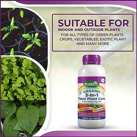 Plantic 3 in 1 Organic Plant Care Triple Action Formula for Plants ...