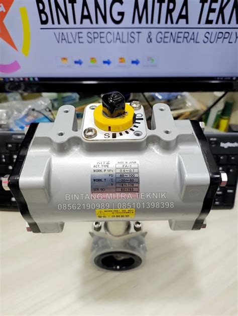 Jual BUTTERFLY VALVE KITZ 2" ACTUATOR PNEUMATIC KITZ FA-1 - Kota ...