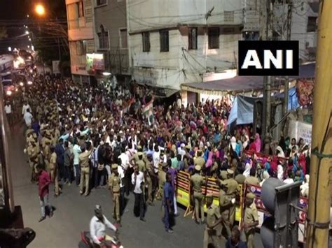 SDPI holds protest in Madurai against Delhi violence, CAA