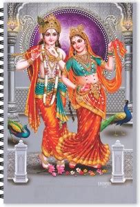 SADAFAL Radha Krishna Diary (Ruled - A5 Size - 8.5 x 5.5 inches) A5 ...