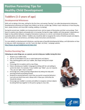 Fillable Online cdc Toddlers (1-2 years of age) - cdc Fax Email Print ...