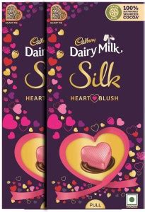 Cadbury Dairy Milk Silk Valentine's Heart Blush Bars Price in India ...