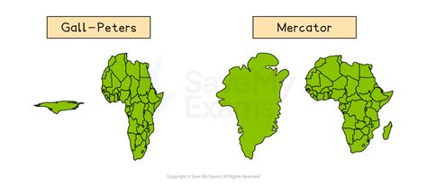 Peters Projection Map vs Mercator 的图像结果