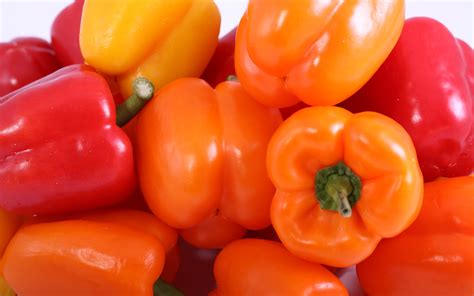 Wallpaper Orange and red peppers, vegetable 3840x2160 UHD 4K Picture, Image