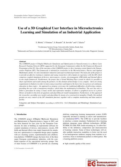 3D Graphical User Interface 的图像结果