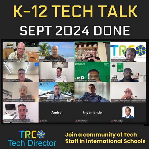 Our Sept 2024 K-12 Tech Talk just wrapped up, packed with valuable ...