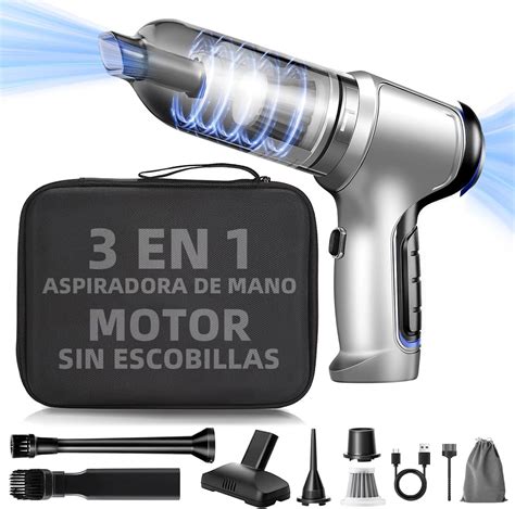 3 en 1 Aspiradora de Mano Inalámbrico para Coche de Alta Potencia 15000 ...