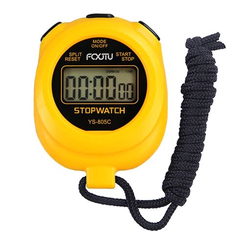 Buy FCXJTU Sports Simple Stopwatch, Digital Single Lap/Split Memory ...