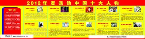 2012年度感动中国十大人物图片_设计案例_广告设计-图行天下素材网
