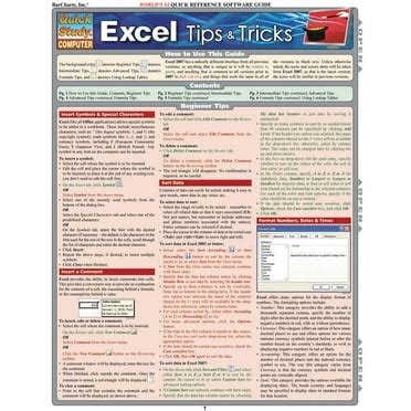 Image result for Excel 2016 Formulas Laminated Reference Guide