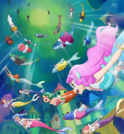 Tropical-Rouge! PreCure, ep 2. Grand Ocean | Pretty cure, Anime mermaid, Mermaid anime