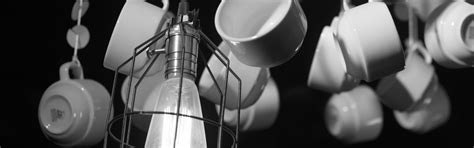 Download wallpaper white, black, cafe, lamp, section interior in ...