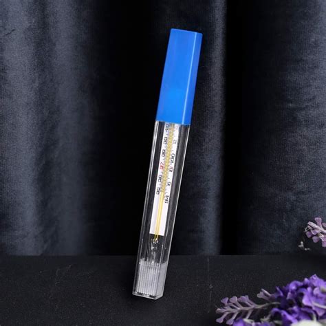 NABIA Glass Oral Thermometer for Fever Test - Axillary Temperature ...