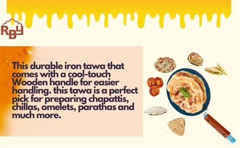 Buy RBY Traditional Pure Iron Tawa Heavy Base for Roti/Chapati/Chapati ...