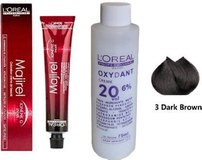 L'Oreal Professionel majirel 3 dark brown permanent hair color with ...