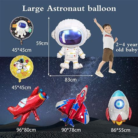Buy Space Theme Birthday Party Decoration Blue Background Happy ...
