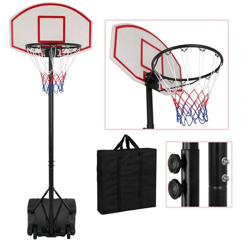 Portable Height Adjustable Basketball Hoop System Basketball Stand ...
