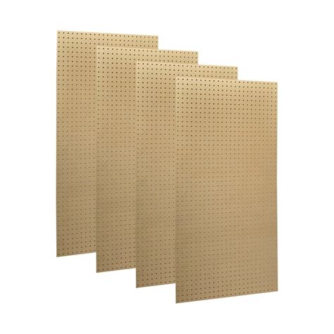 Triton Products 4-Piece Mdf Pegboard in Brown (24-in W x 48-in H) TPB ...