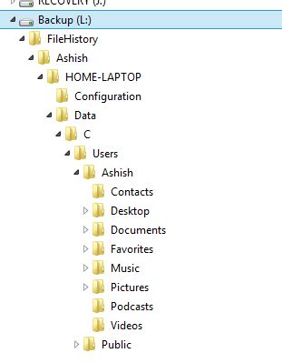Restore Files Using File History 的图像结果