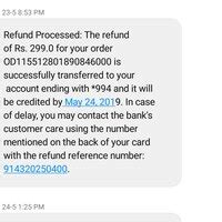 [Resolved] Flipkart — refund in paytm bank