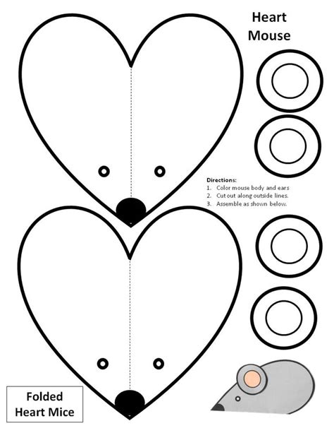 Free Printable Mouse Pattern 的图像结果