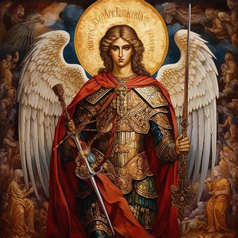 The Archangel Michael Michael means “who resembles God” or “who is like ...