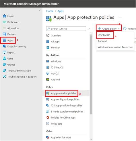 Image result for Min iOS Version App Protection Policy