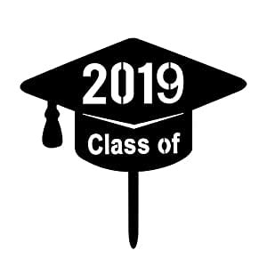 Black Class of 2019 Congratulations Grad Cake r Acrylic Graduation Cake ...