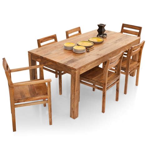 Dining Table Set Wooden - GRESHAM PERK | Furniture at Evolvekart ...