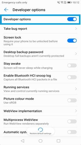 How to Enable USB Debugging on Huawei/Honor Phones