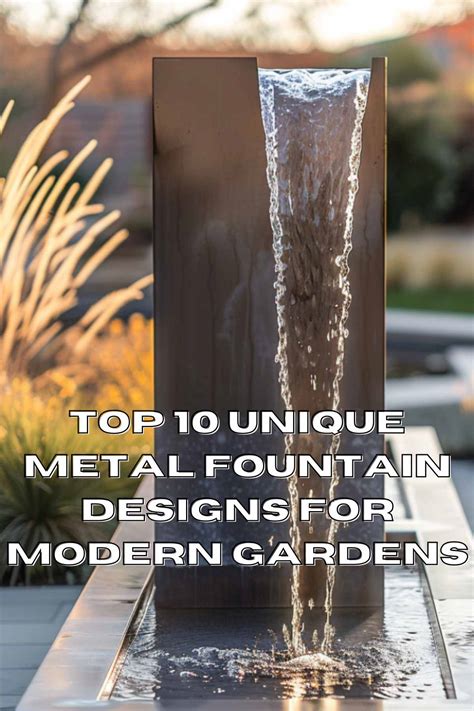 Top 10 Unique Metal Fountain Designs for Modern Gardens - Luxury Indoor ...