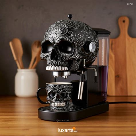 LUX.1704 Skull Coffee Makers: Unique, Gothic Coffee Brewing Experience ...