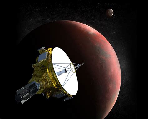 New Horizons space probe as it approaches Pluto in 2015 | Time and Navigation