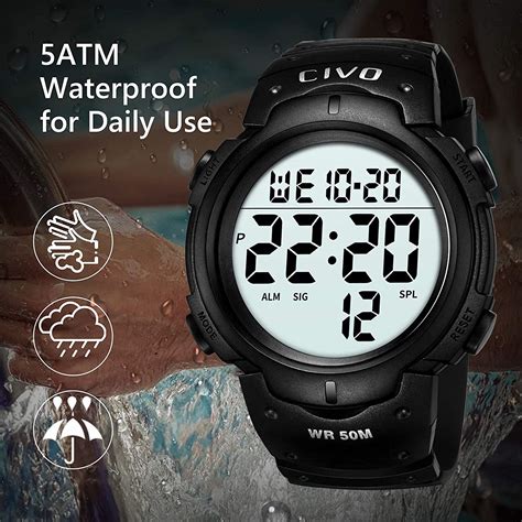 Digital Watch Large Numbers 的图像结果