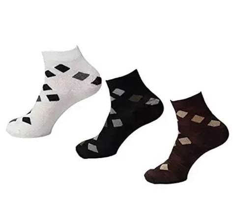 Buy Pollo Loco Men's Calf Length Pure Cotton Multicolored Socks (Pack ...