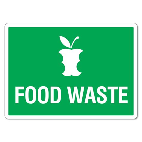 Food Waste Sign Board 的图像结果
