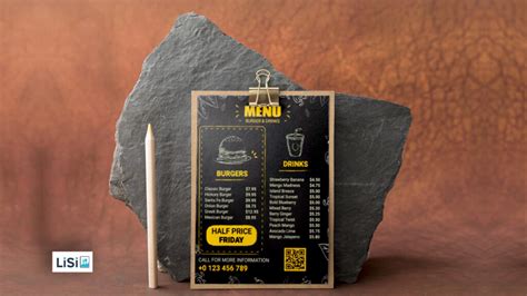 Menu Board Design 的图像结果