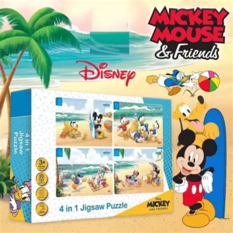 prem ratna toys 4 in 1 Disney Mickey & Friends jigsaw puzzle for kids ...