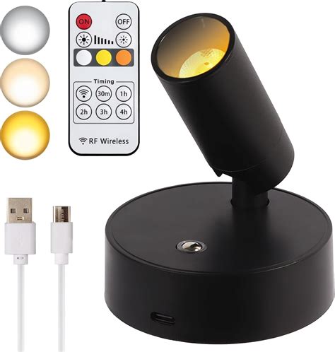 VIGMOJ Wireless LED Spotlight, Rechargeable Floor Uplighting Indoor ...