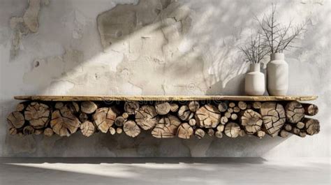 Rustic Log Shelf 的图像结果
