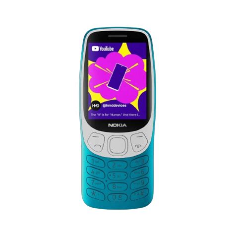 Nokia 3210 4G Dual SIM Scuba Blue / Y2K Gold – anmolmobiles