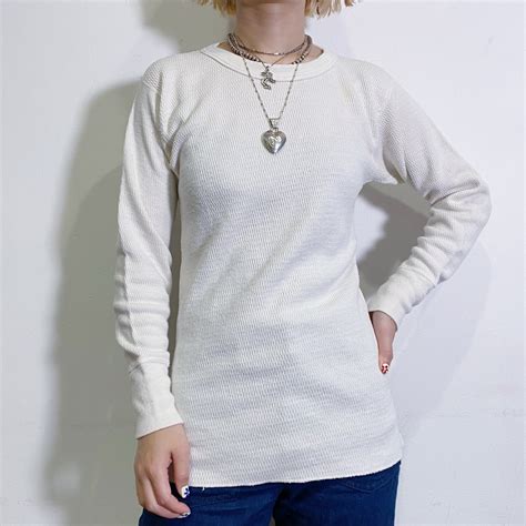 white thermal top | LEMON