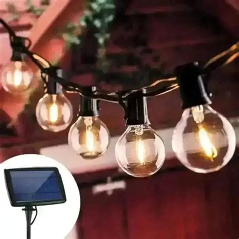Solar flower lights outdoor led decoration fairy lotus string light ...
