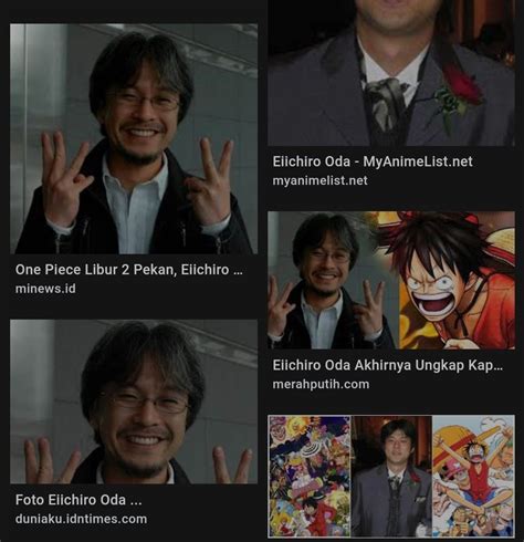 When I google Eiichiro Oda, the same picture of the old Oda shows up. Is that even him? : r/OnePiece