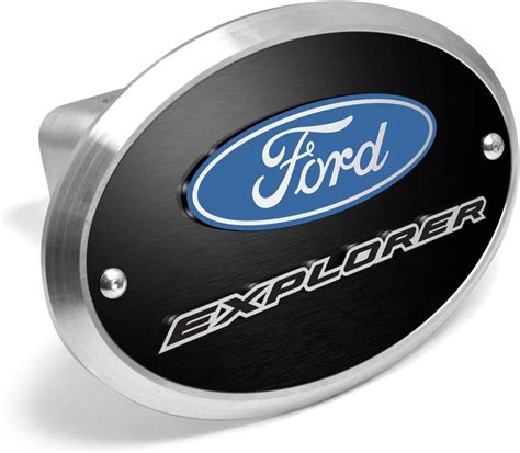 IPick Image Made for Ford Explorer 3D Logo on Black Oval Billet India ...
