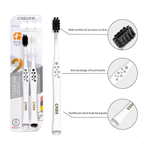 Ultra Soft Bristles - Antibacterial Sensitive Toothbrush with Deep ...