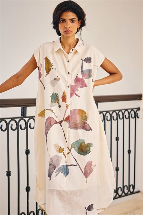 Khara Kapas - Growing Vein Dress - Elahe